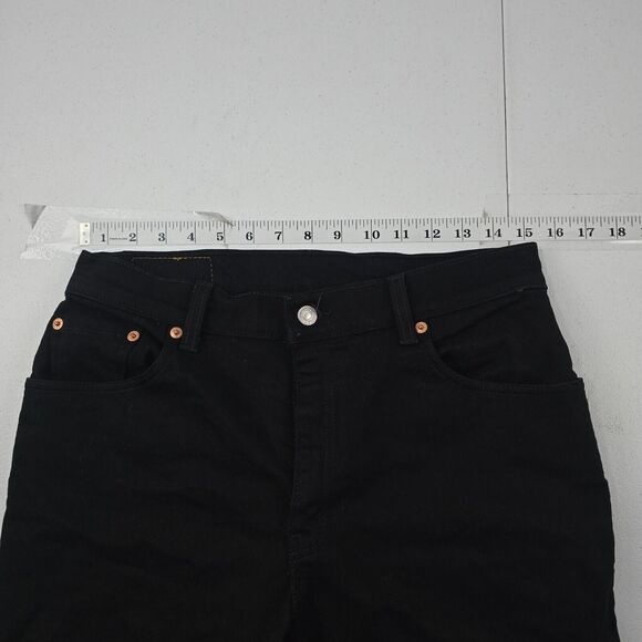 Levi's 550 relaxed tapered jeans black vintage 10 reg womens 4696‎ Brazil - Picture 5 of 12